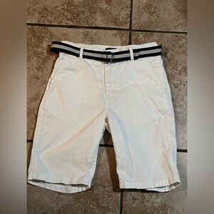 The Children's Place White Shorts with Belt